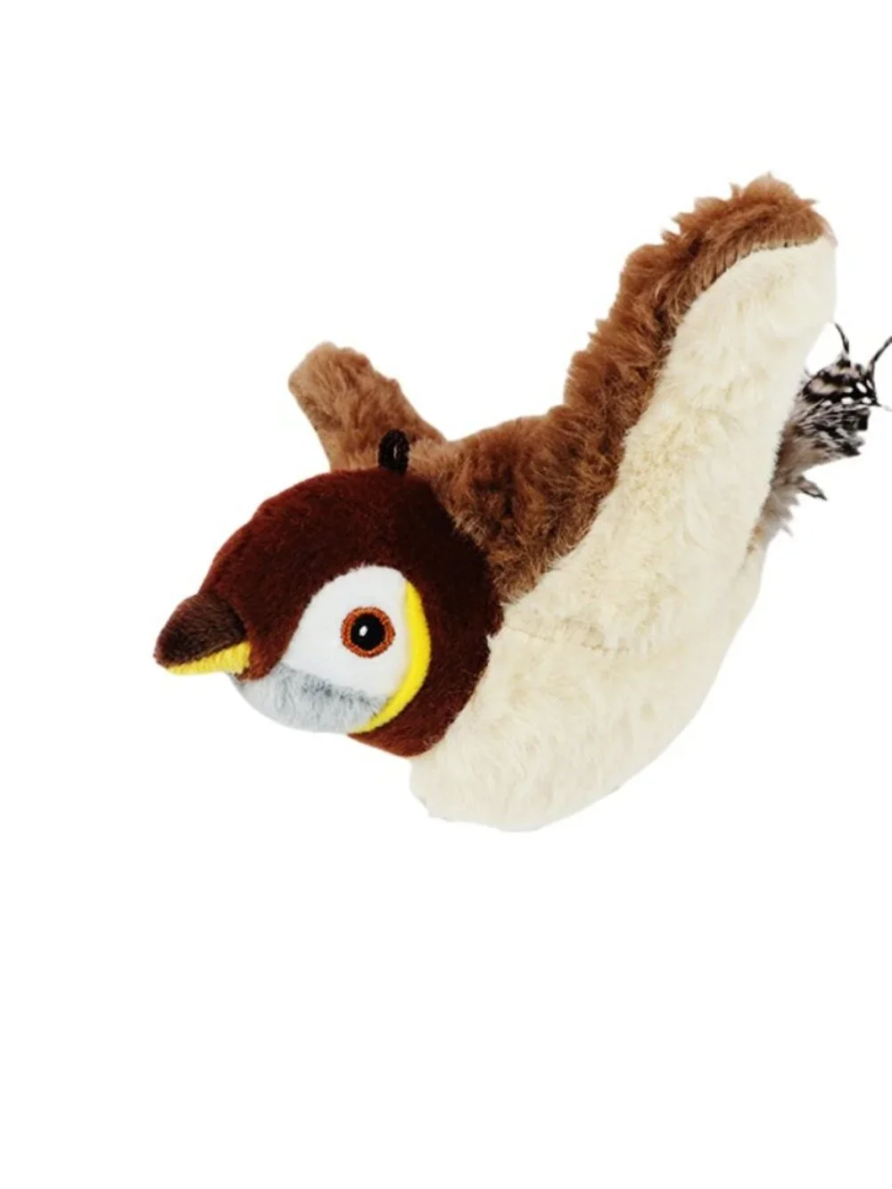 Chirping Toys Touch Activated Flapping Wings Sparrow Interactive Smart Cat Toys